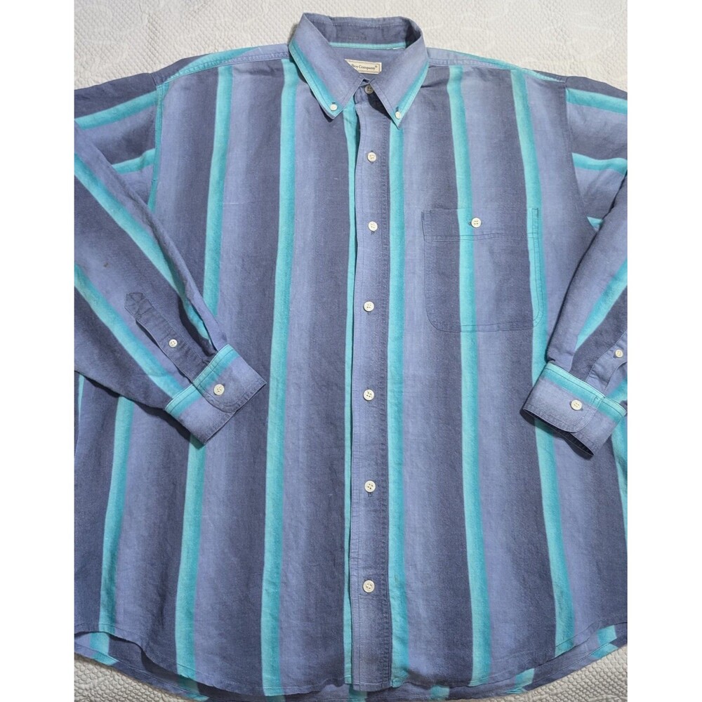 Vintage 90's Bugle Boy XXL Canvas Button Down Gorp Core Workwear Retro Cowboy